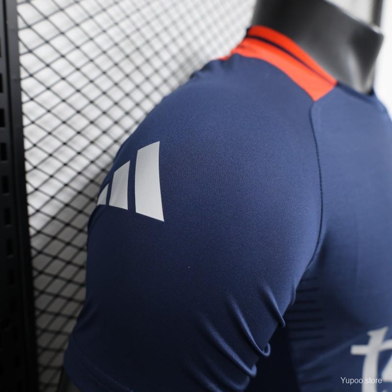 Player Version 24/25 Manchester United Navy Pre-Match Jersey 1:1 Thai quality