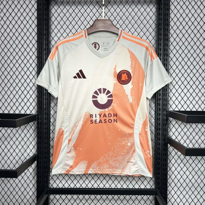 24/25 AS Roma Away White Jersey 1:1 Thai Quality 1:1 Thai Quality