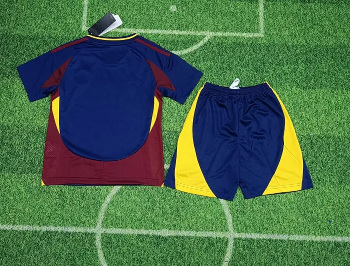 Kids AS Roma Third Jersey 24/25 Football Kit 1:1 Thai Quality Kids Size