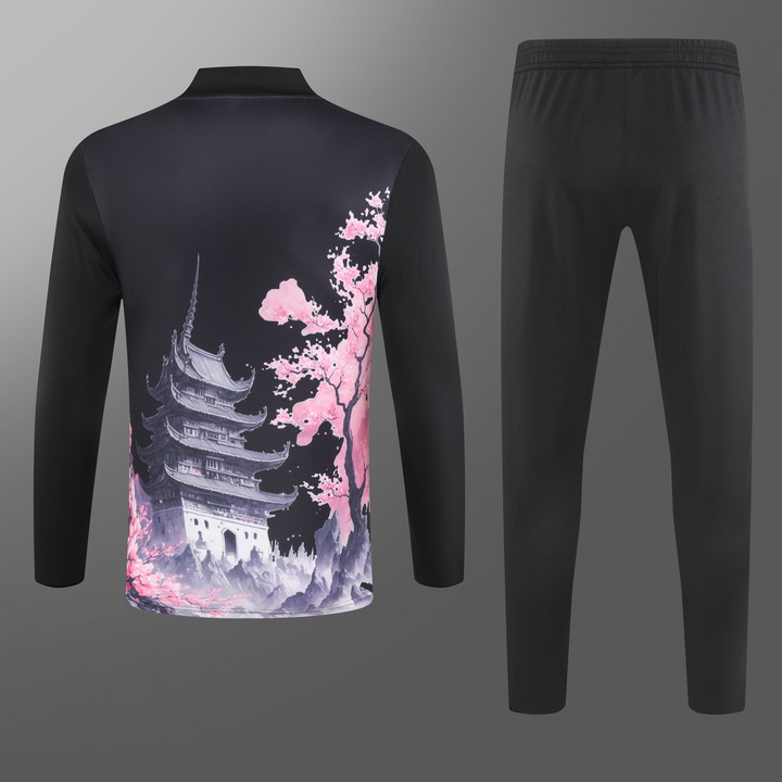 24/25 Japan black print Training suit set 1:1 Thai quality