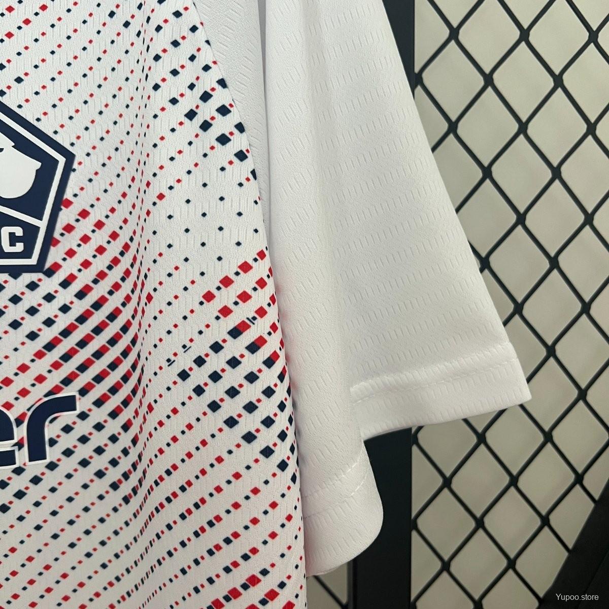 24/25 Lille OSC Away White Jersey 1:1 Thai quality