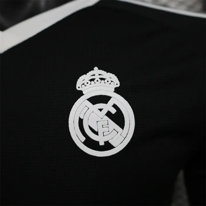 Player Version Real Madrid Black Jersey 24/25 Football kit 1:1 Thai Quality