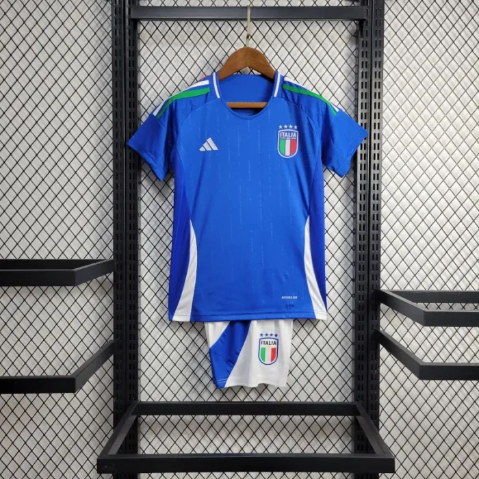 2024 Italy National Team Home Football Shirt 1:1 Thai Quality Kids Size