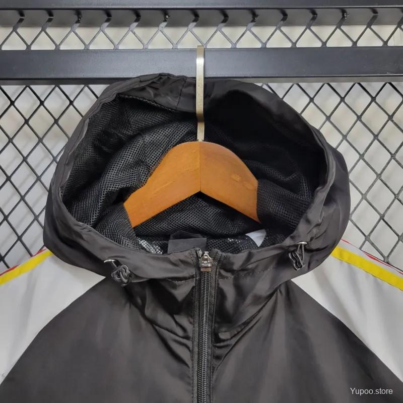 24/25 Man Utd Black/White Windbreaker 1:1 Thai quality
