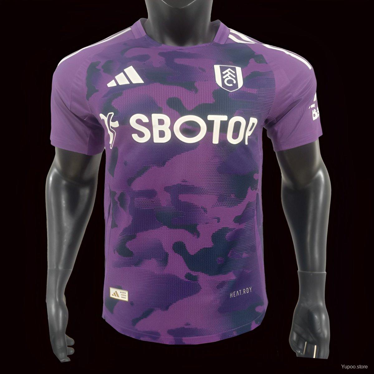 Player Version 24/25 Fulham Third Purple Jersey 1:1 Thai Quality