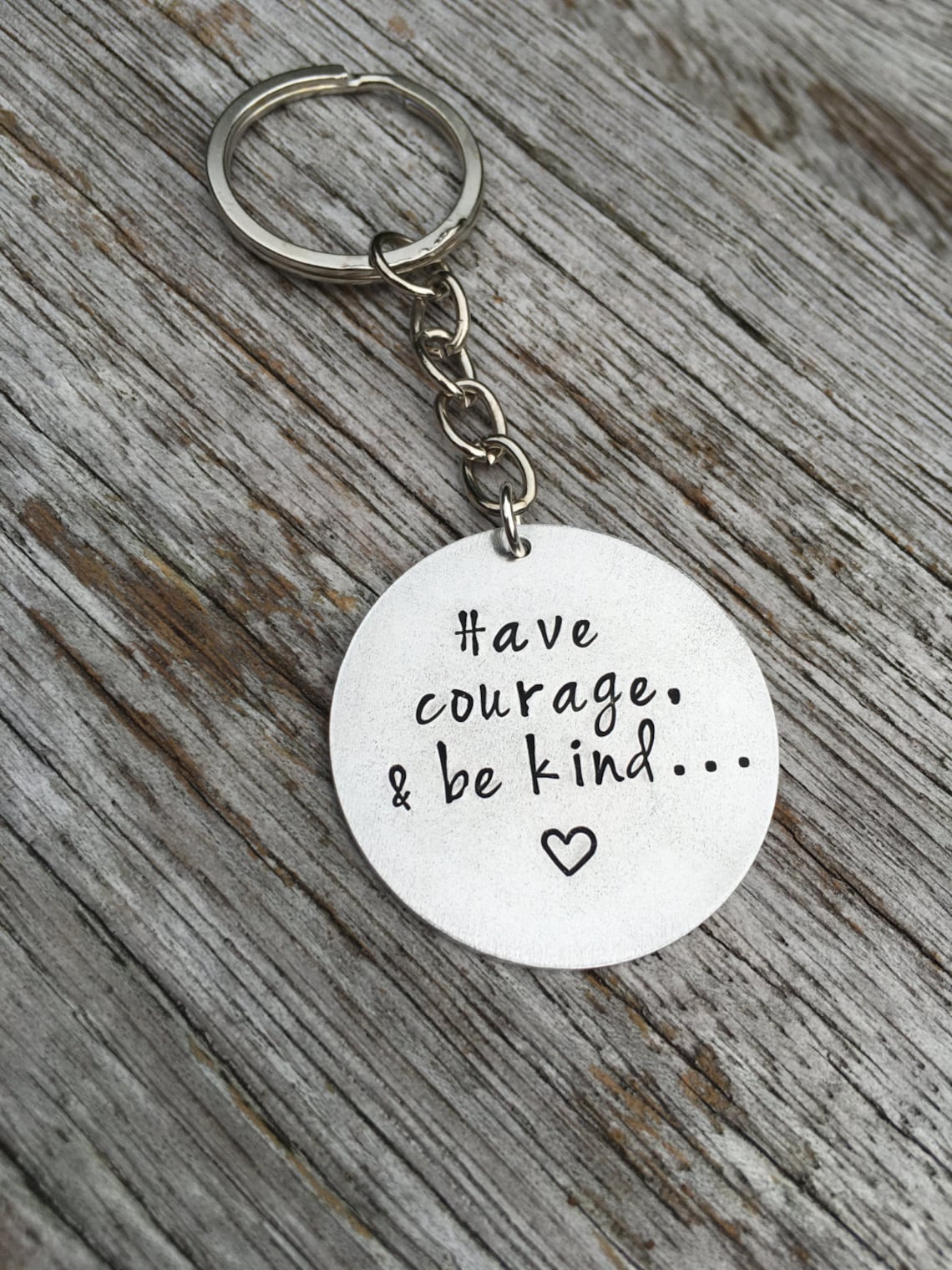 Have courage, and be kind - Personalised Keyring Pencil Case Charm