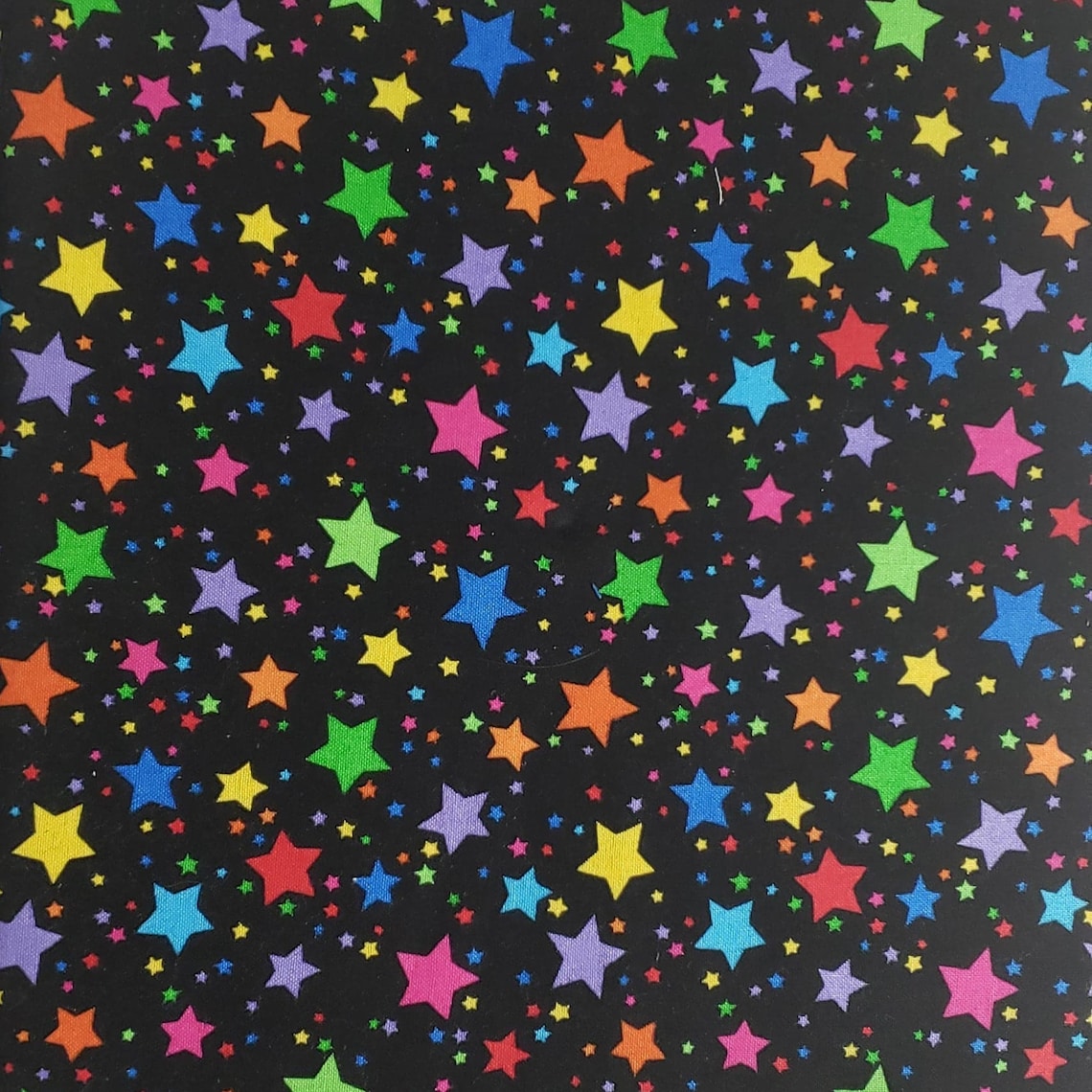 Neon Stars Cube! Guinea Pig - Ferret - Rats - Chinchilla - Sugar Glider - Bedding - Bedding Set - Cage Liner - Cage Accessories