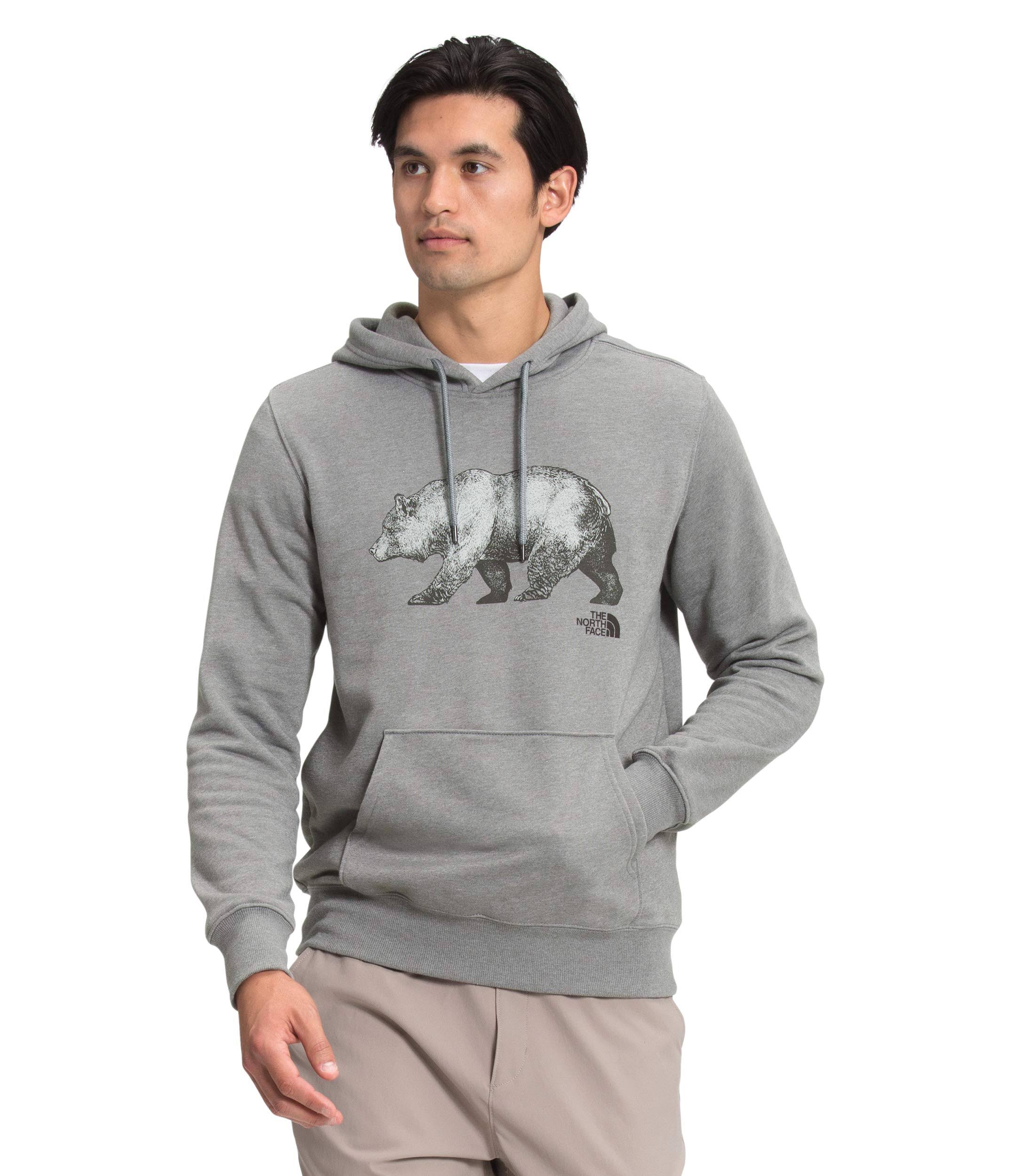 The North Face Bear Pullover Hoodie - Men's TNF Medium Grey Heather, L