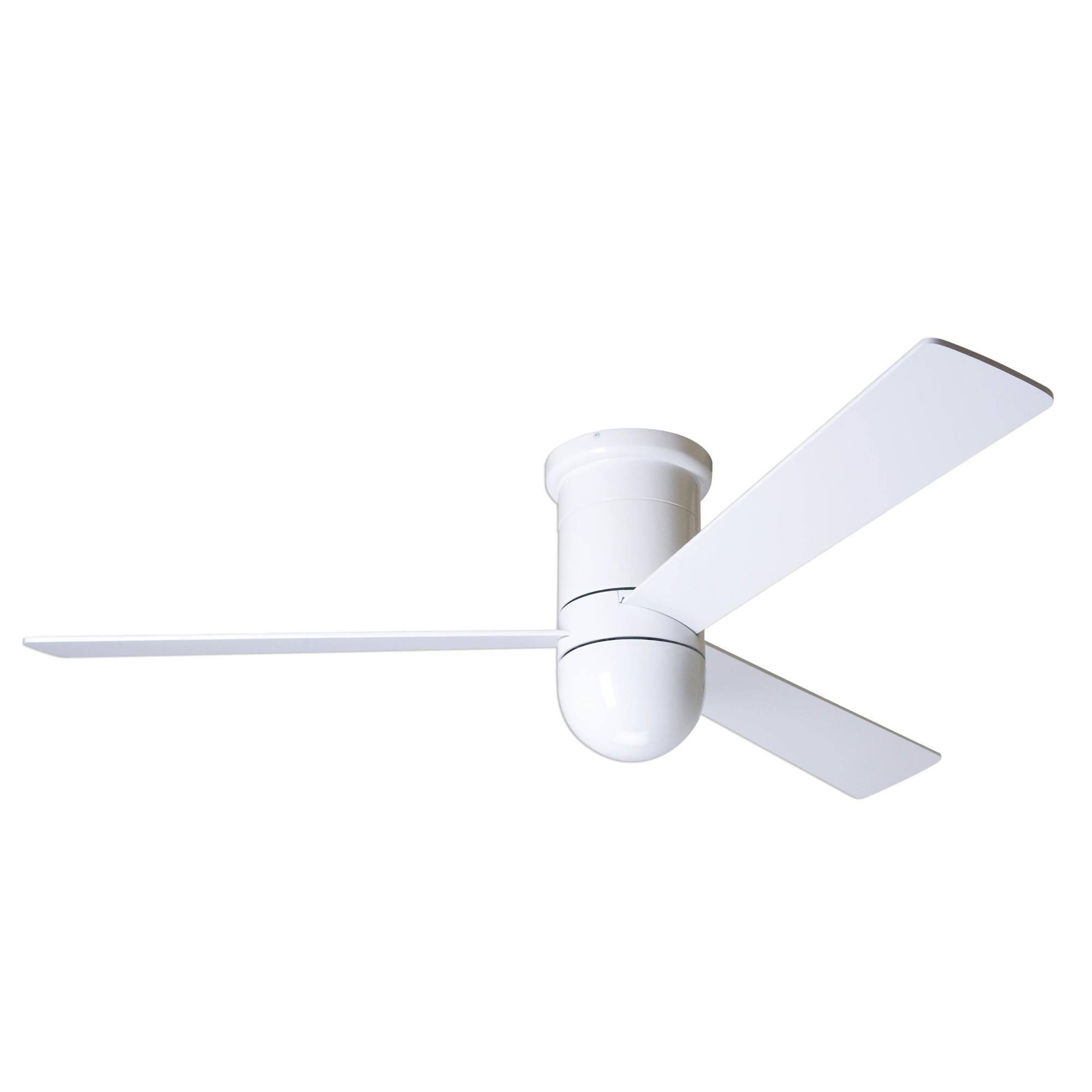 50x22 Cirrus Flush Mount DC Ceiling Fan Modern Fan Company White