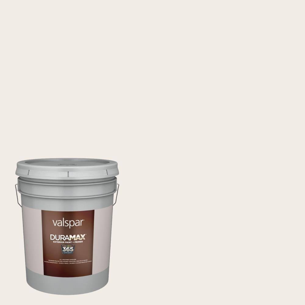 Valspar Duramax Semi-Gloss Ibis White Hgsw4069 Exterior Paint (5-Gallon) | HGSW4069-9576