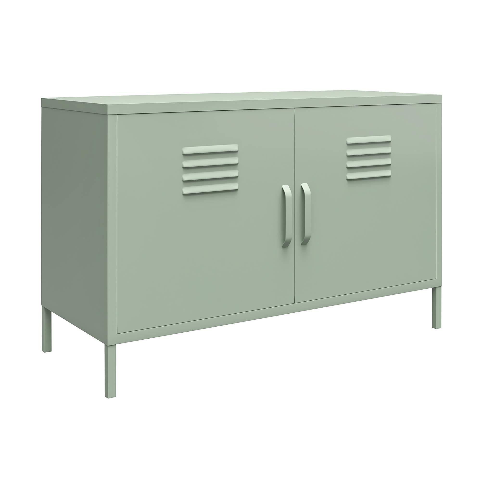 Avenue Greene Bonanza 2 Door Metal Locker Accent Cabinet - Pale Green