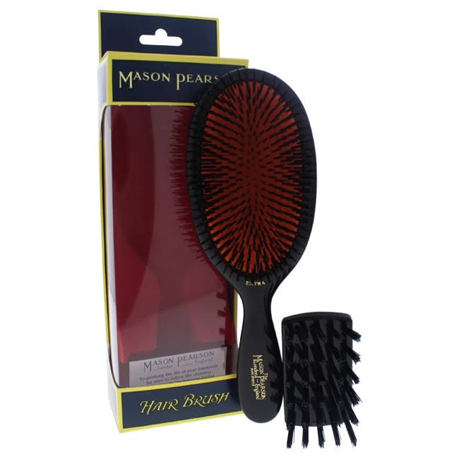 Mason Pearson B1 Extra Large Bristle Brush, Dark Ruby