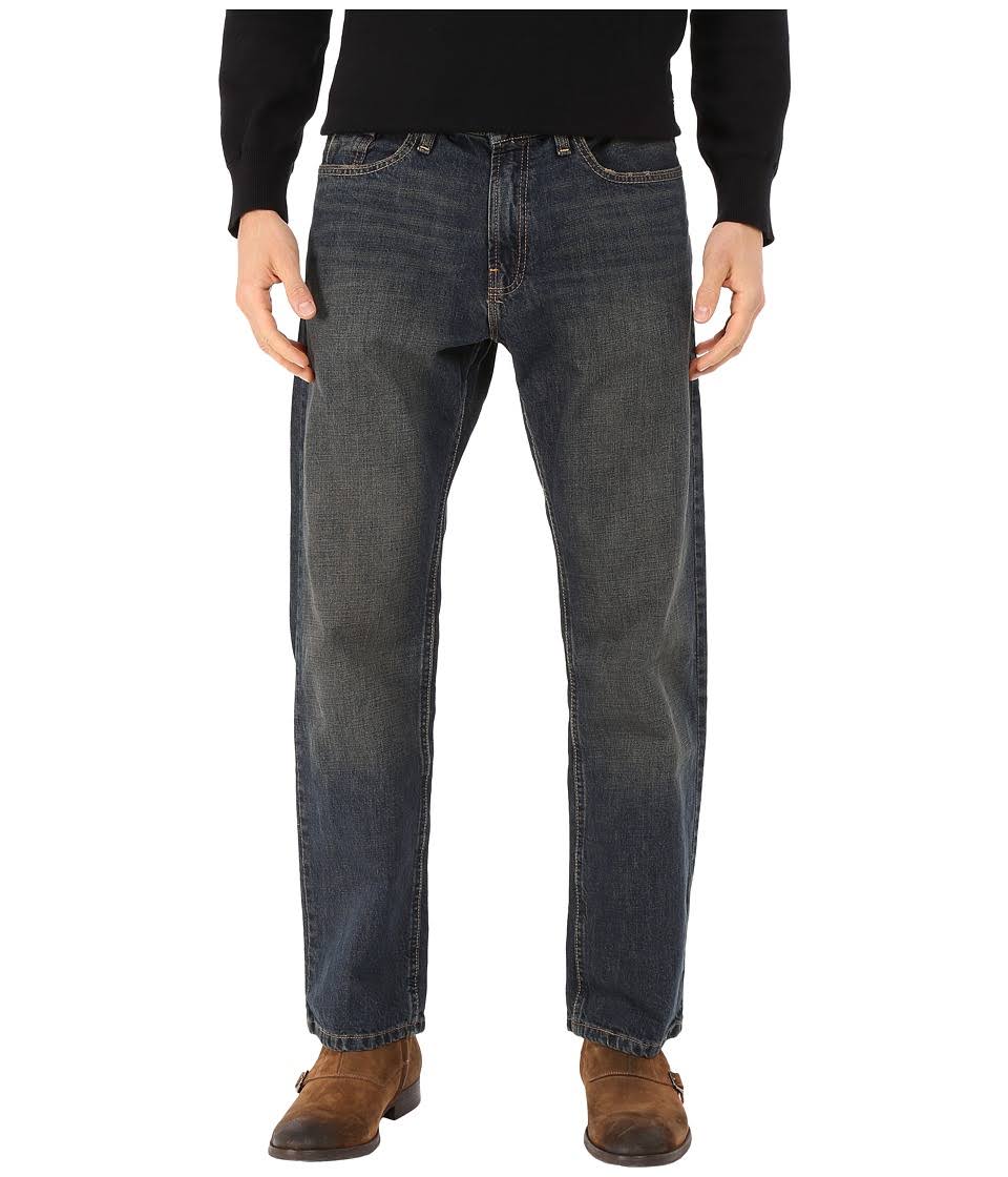 Nautica Jeans Men's Relaxed Cross Hatch Jean, Rigger Blue, 38Wx32L