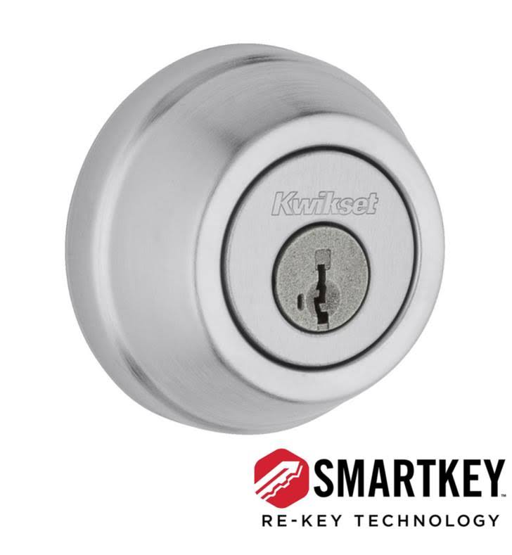 Kwikset 599-26DS Deadbolts - Double Cylinder Smart KEY, Satin Chrome
