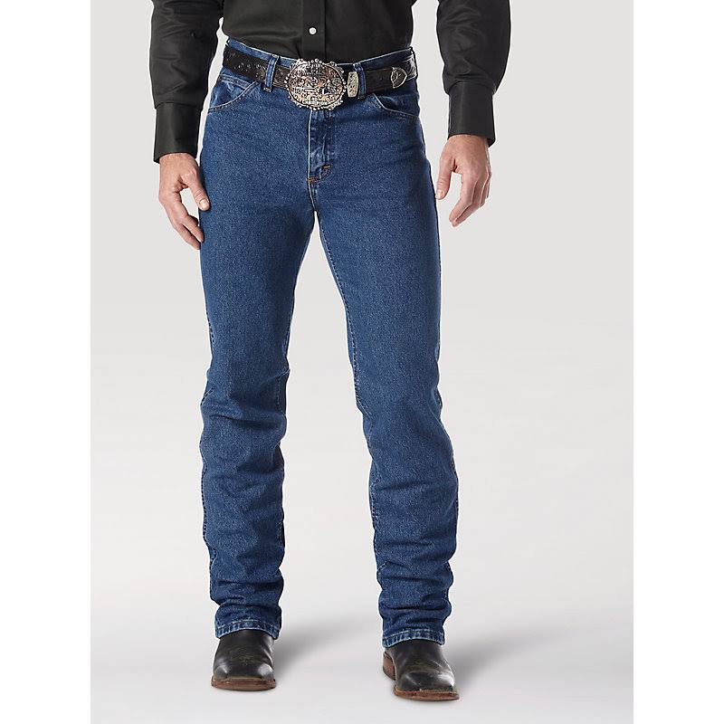 Wrangler Men's Premium Performance Cowboy Cut Slim Fit Jean Dark Stone / 29x32