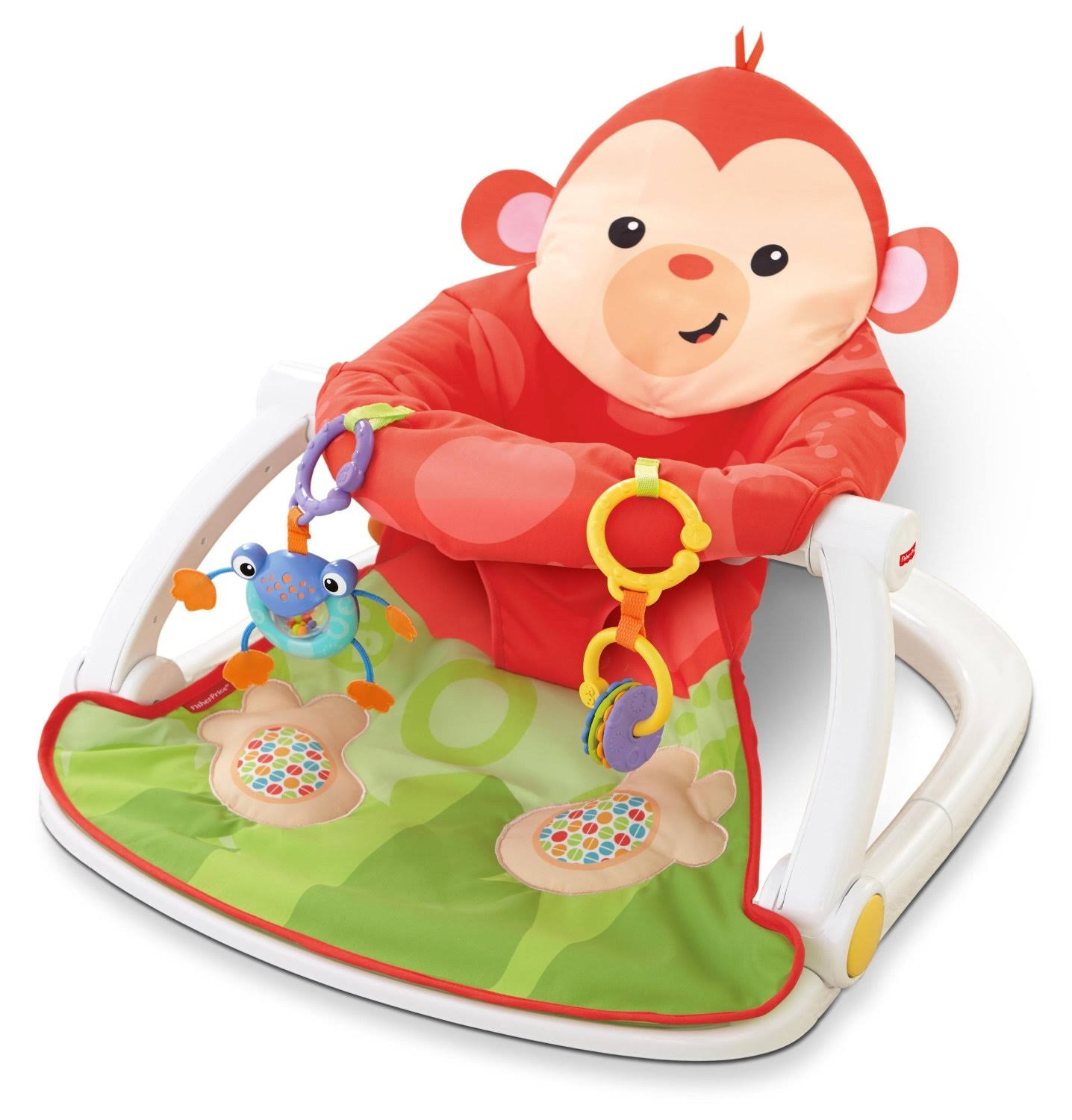 Fisher Price - Deluxe Sit-Me-Up Floor SEAT, Monkey