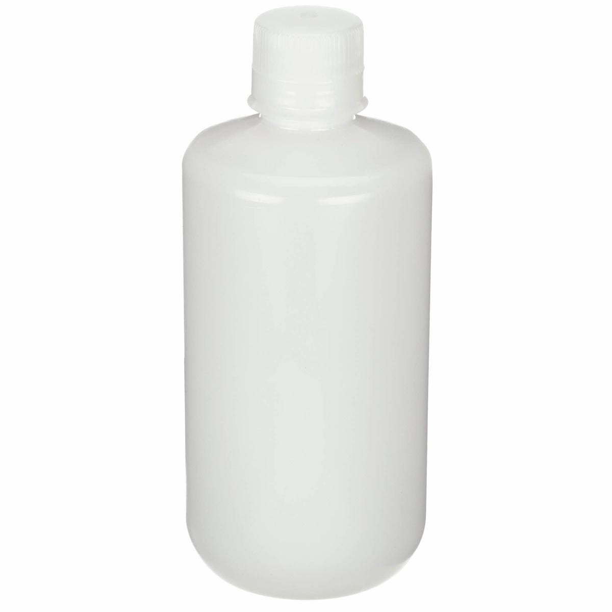 Lab Safety Supply 6FAJ4 Bottle, 1000 mL, 32 oz, Narrow Mouth, Pk 6