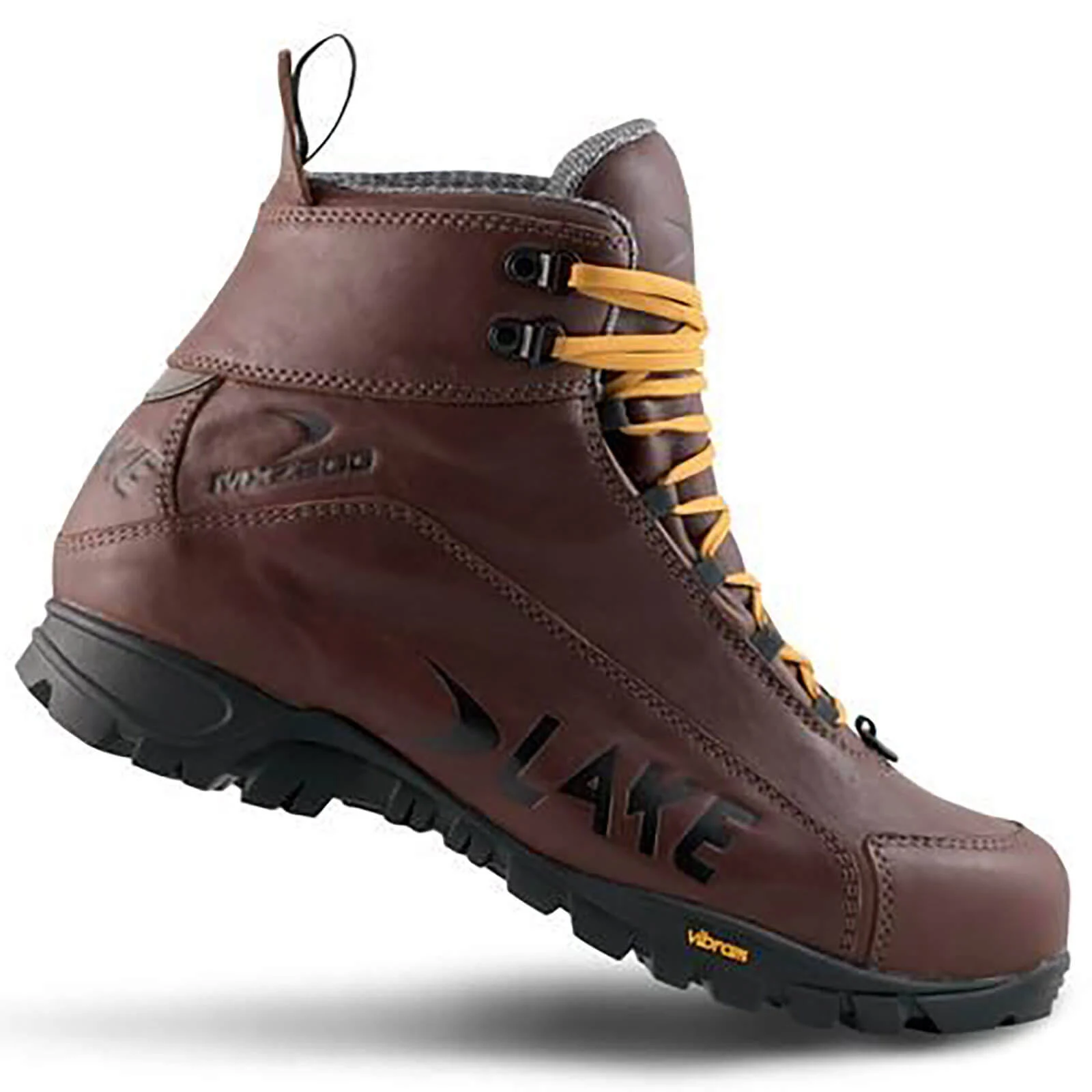 Lake MXZ200 Winter Mountain Bike Shoes - Brown Size 39