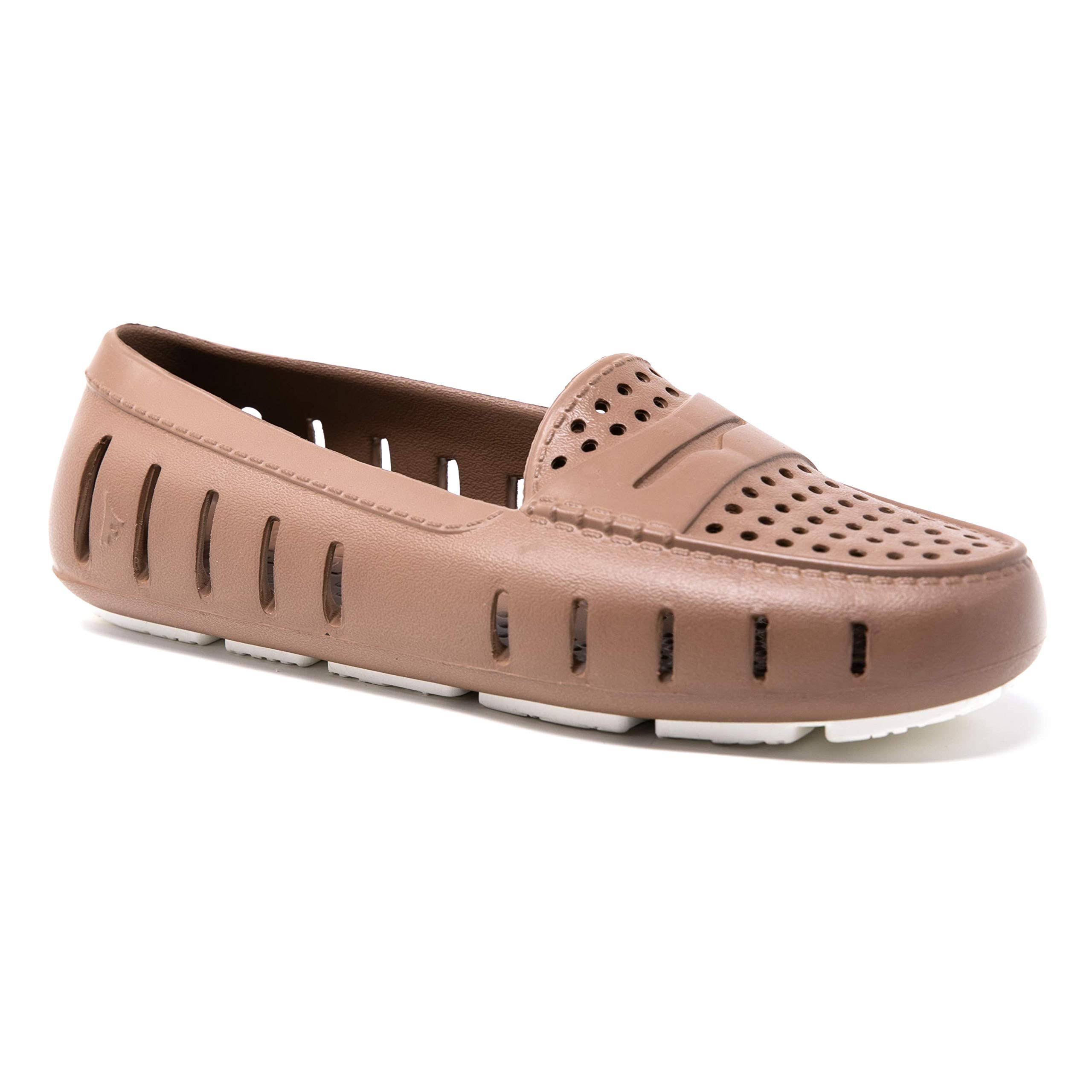 Floafers Posh Driver Women's Shoes Driftwood Brown/Coconut : 10 M