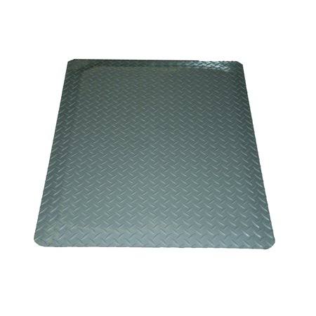 24 inch Wide, Rhino Mats, Diamond Plate Rhi-no Slip, Gray, 9/16 inch Thick, Choose Length, Size: 2& x 34&