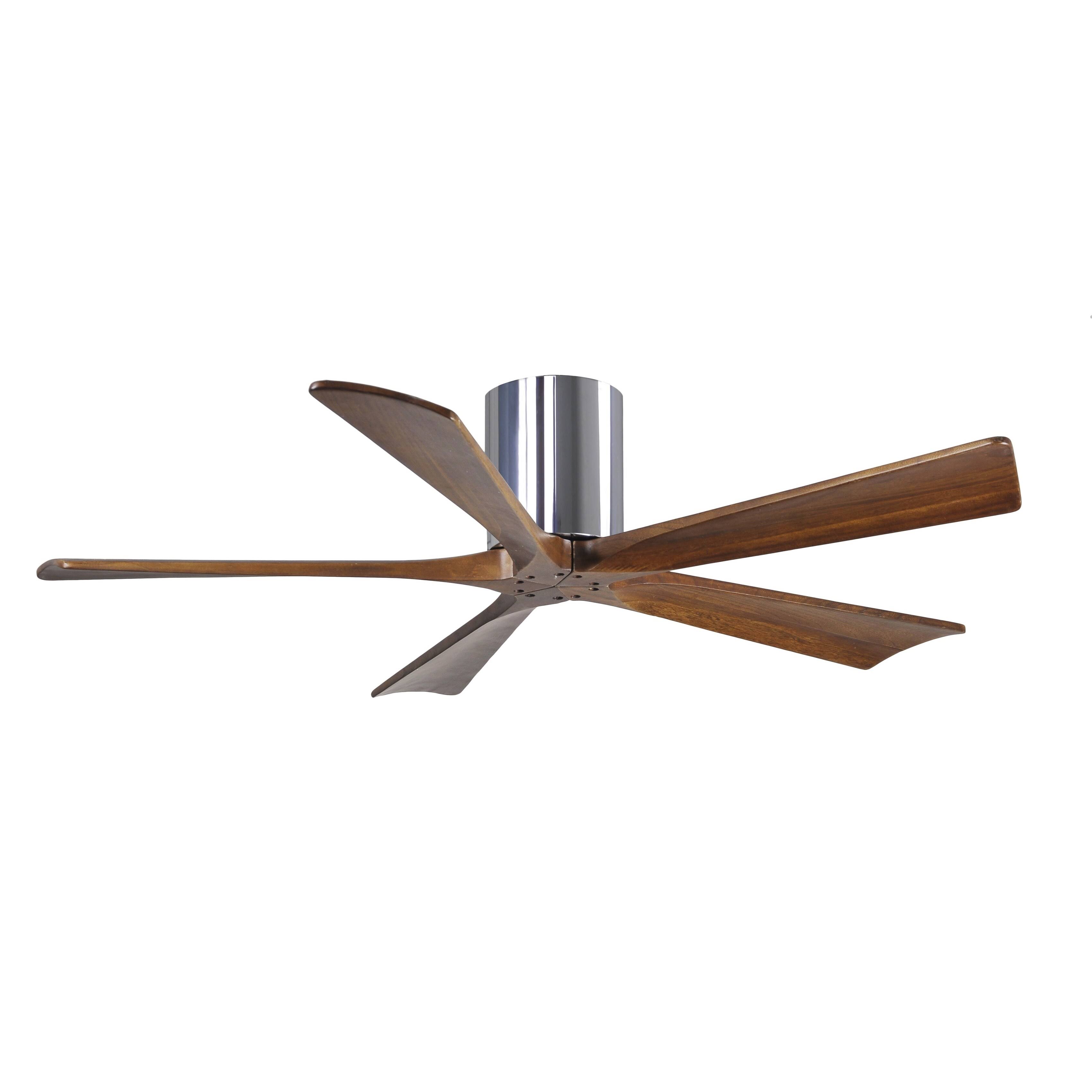 Irene Hugger Ceiling Fan by Matthews Fan Company, Polished Chrome, IR5H-CR-WA-60