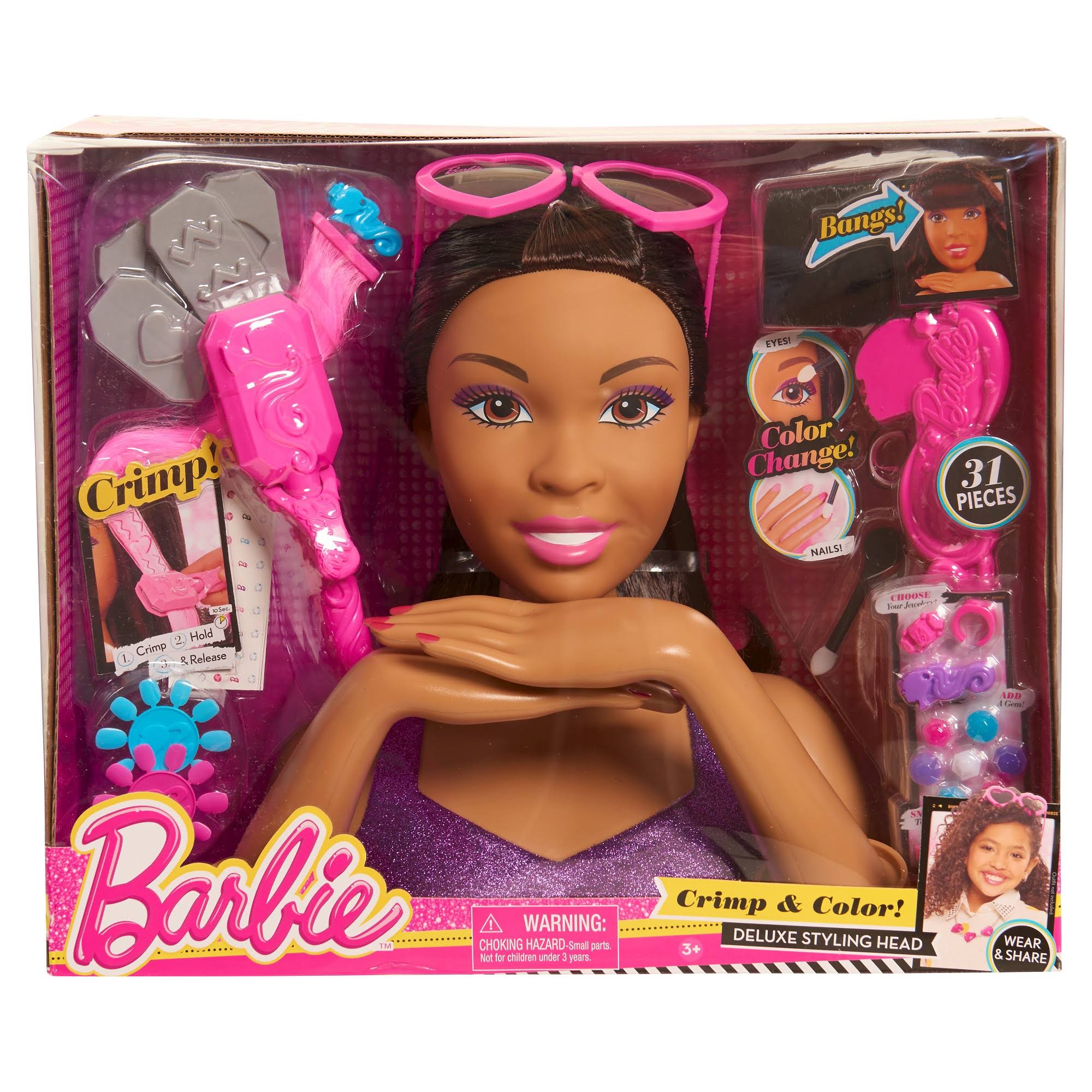 Barbie Color u0026 Crimp AA Styling Head