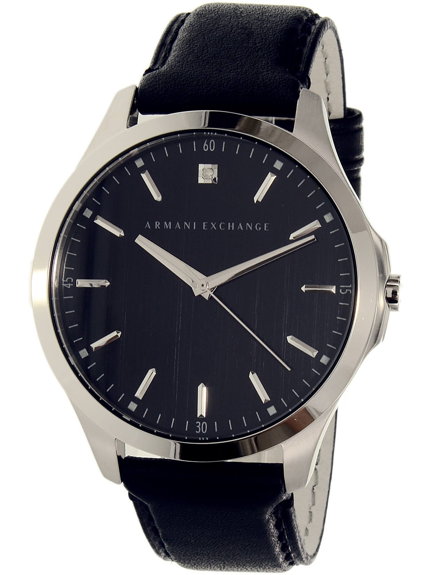 Armani Exchange Men&s AX2182 Black Leather Watch