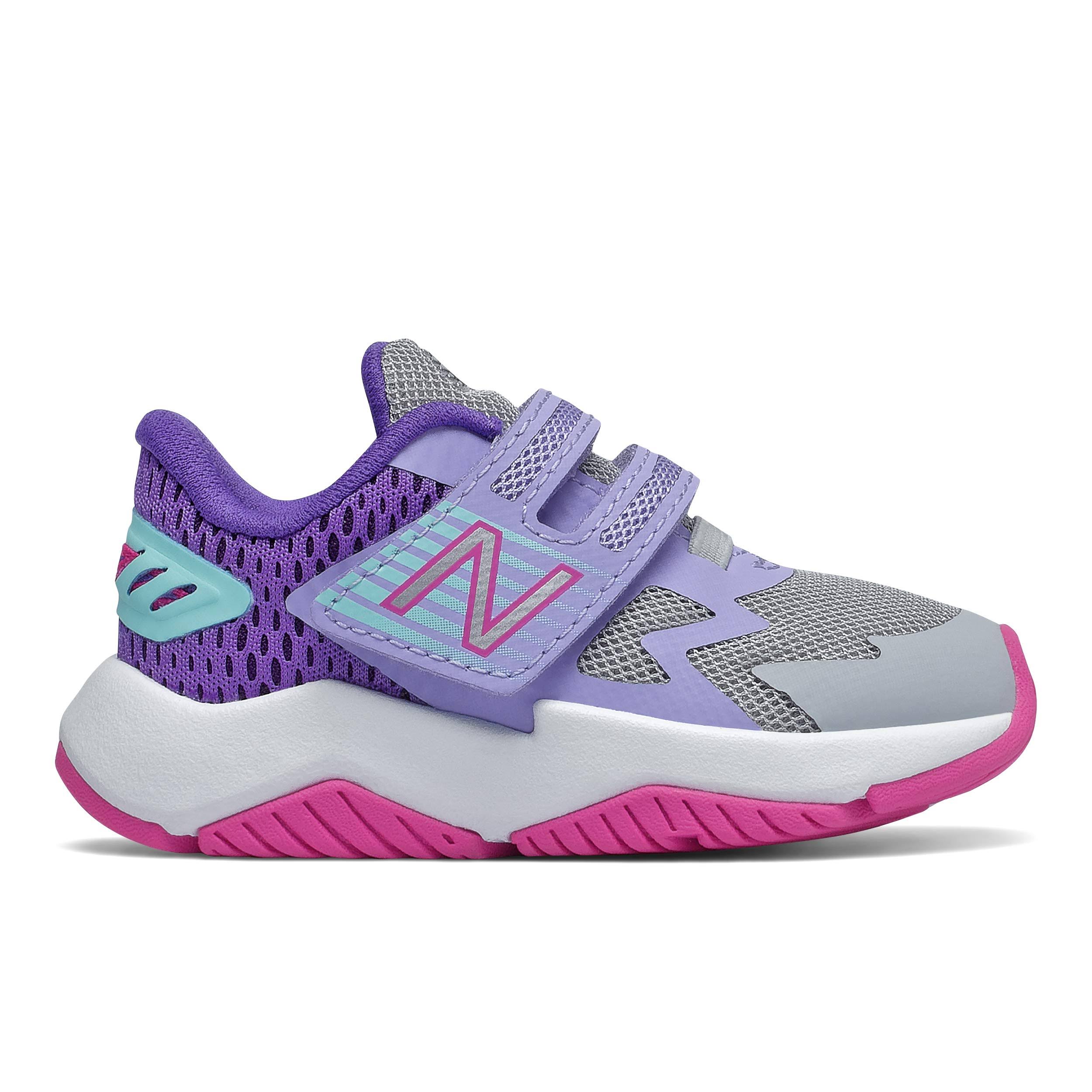 New Balance Kids Rave Run Hook-and-Loop Girl's Shoes 9388581 - 6 Toddler W / Purple