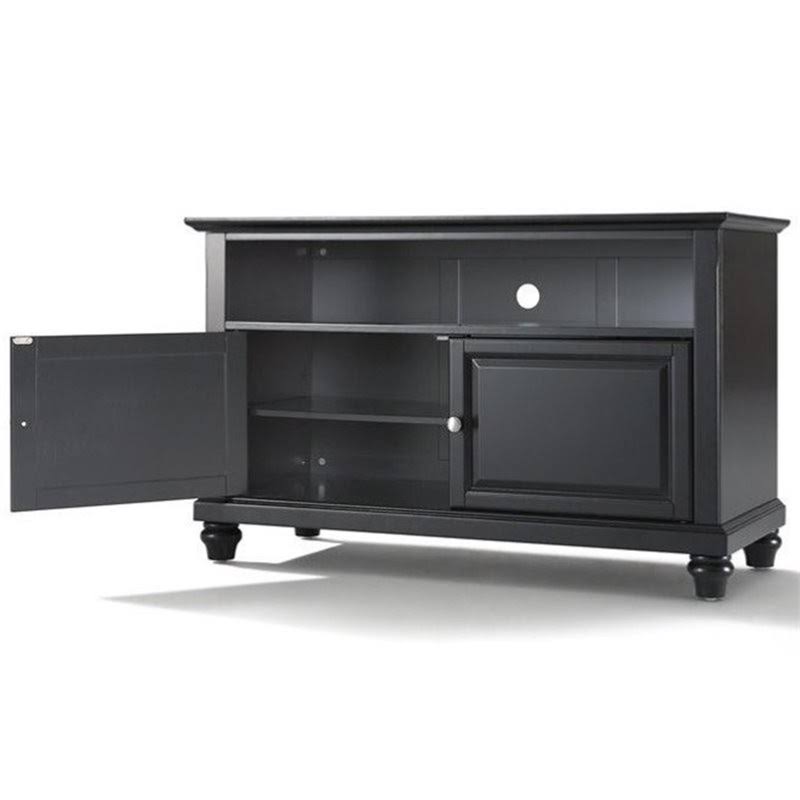 Pemberly Row Wood 42x22 TV Stand in Black - PR-4753-253746