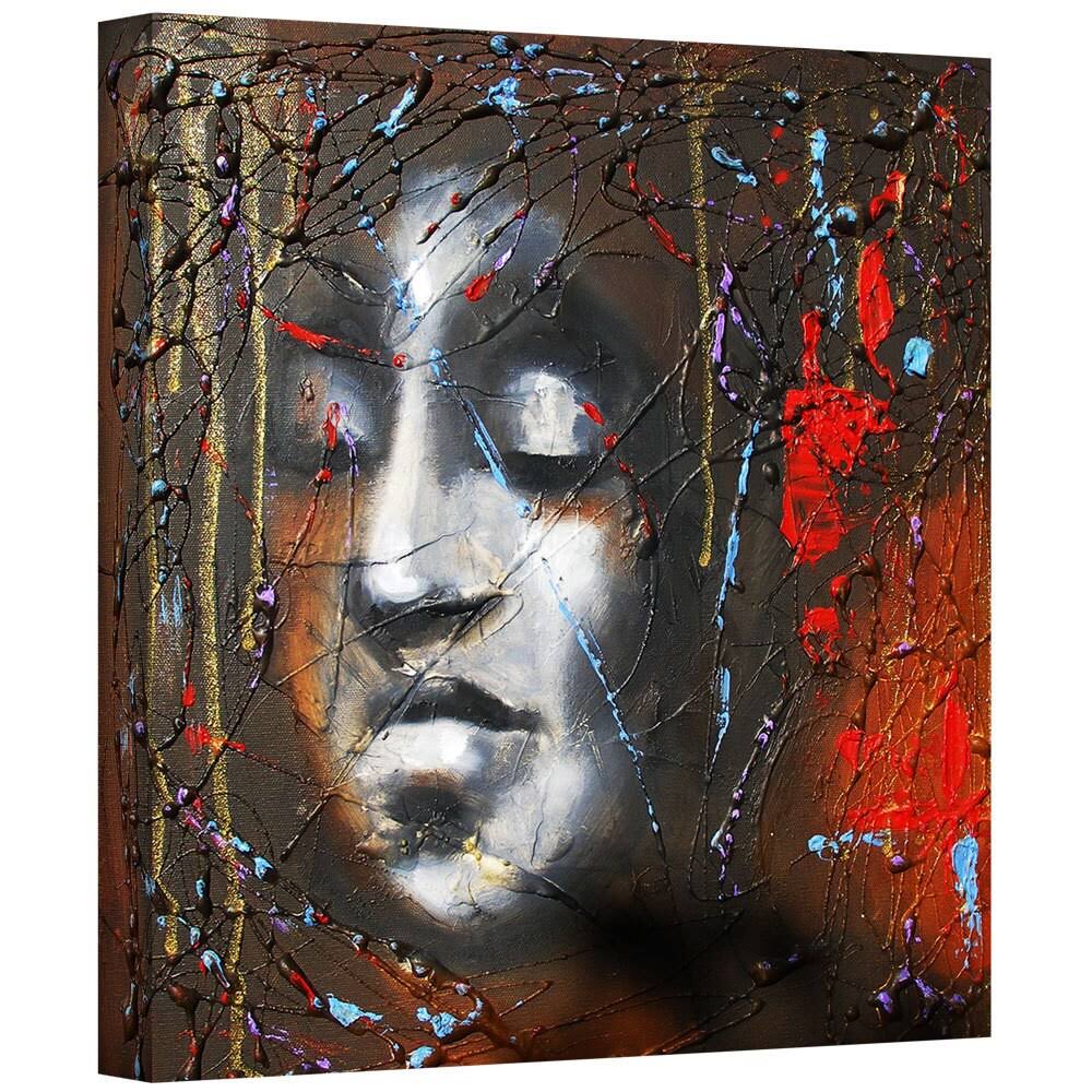 Susi Franco &Last Thoughts& Gallery-Wrapped Canvas Wall Art - 24x24