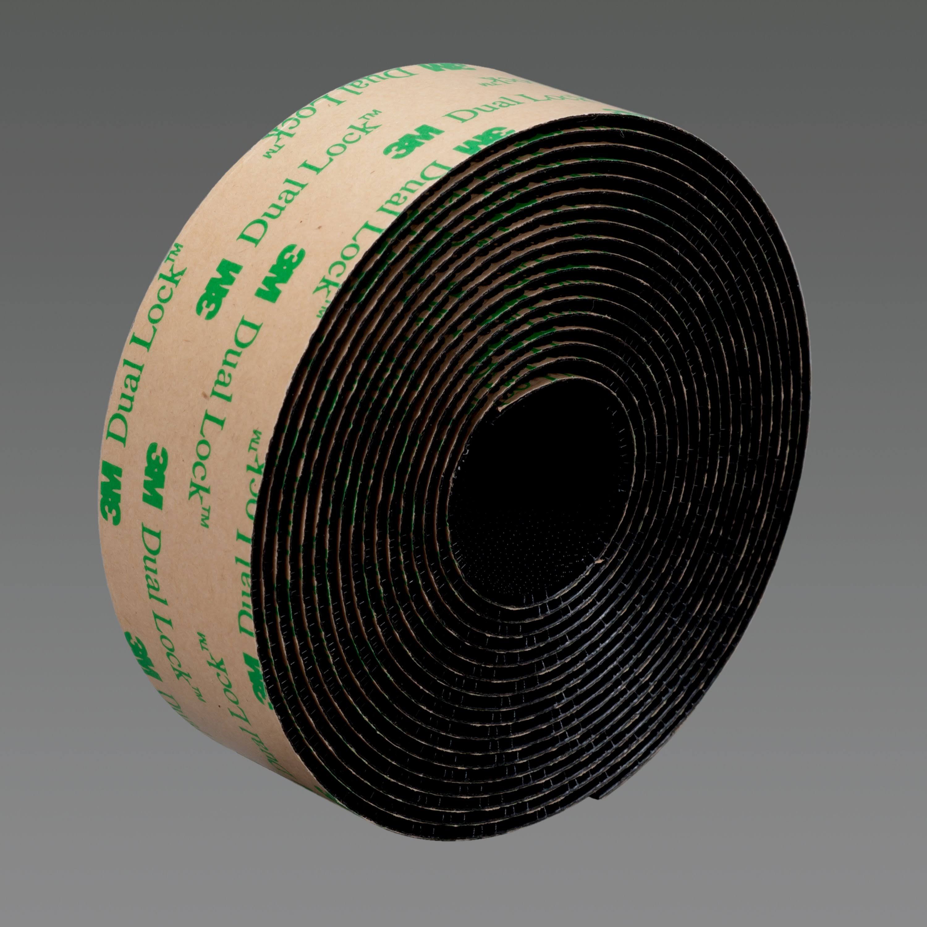 3M Scotch SJ4575 Dual Lock Low Profile Reclosable Fastener: 1 in. x 50 yds. (Black)