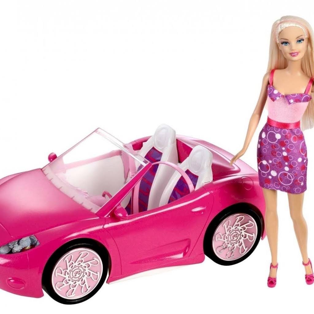 Barbie Doll and Glam Convertible
