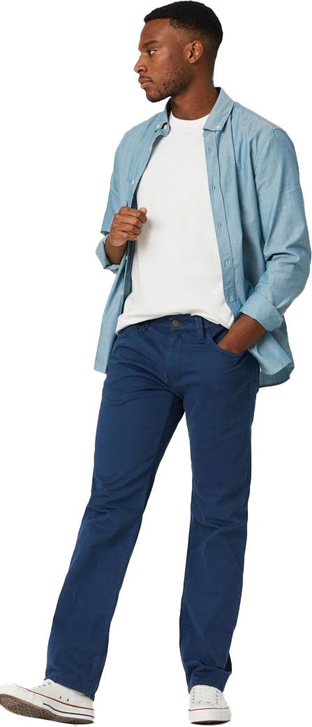 Mavi Men&s Zach Regular Rise Straight Leg Jeans