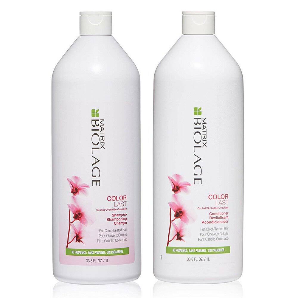 Biolage Colorlast Shampoo and Conditioner Liter Duo (33.8 oz Each)