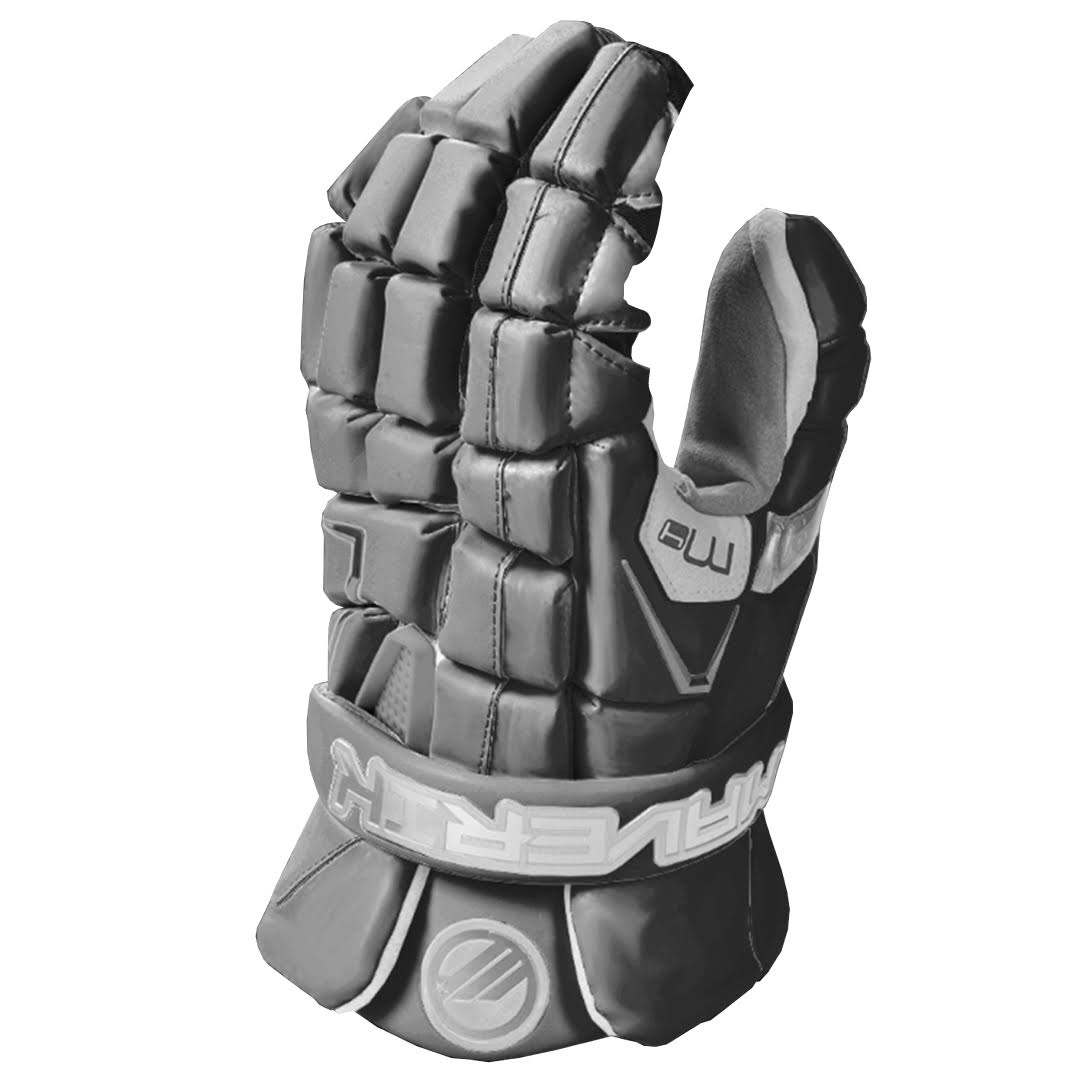 Maverik M4 Lacrosse Gloves Grey 12 inch