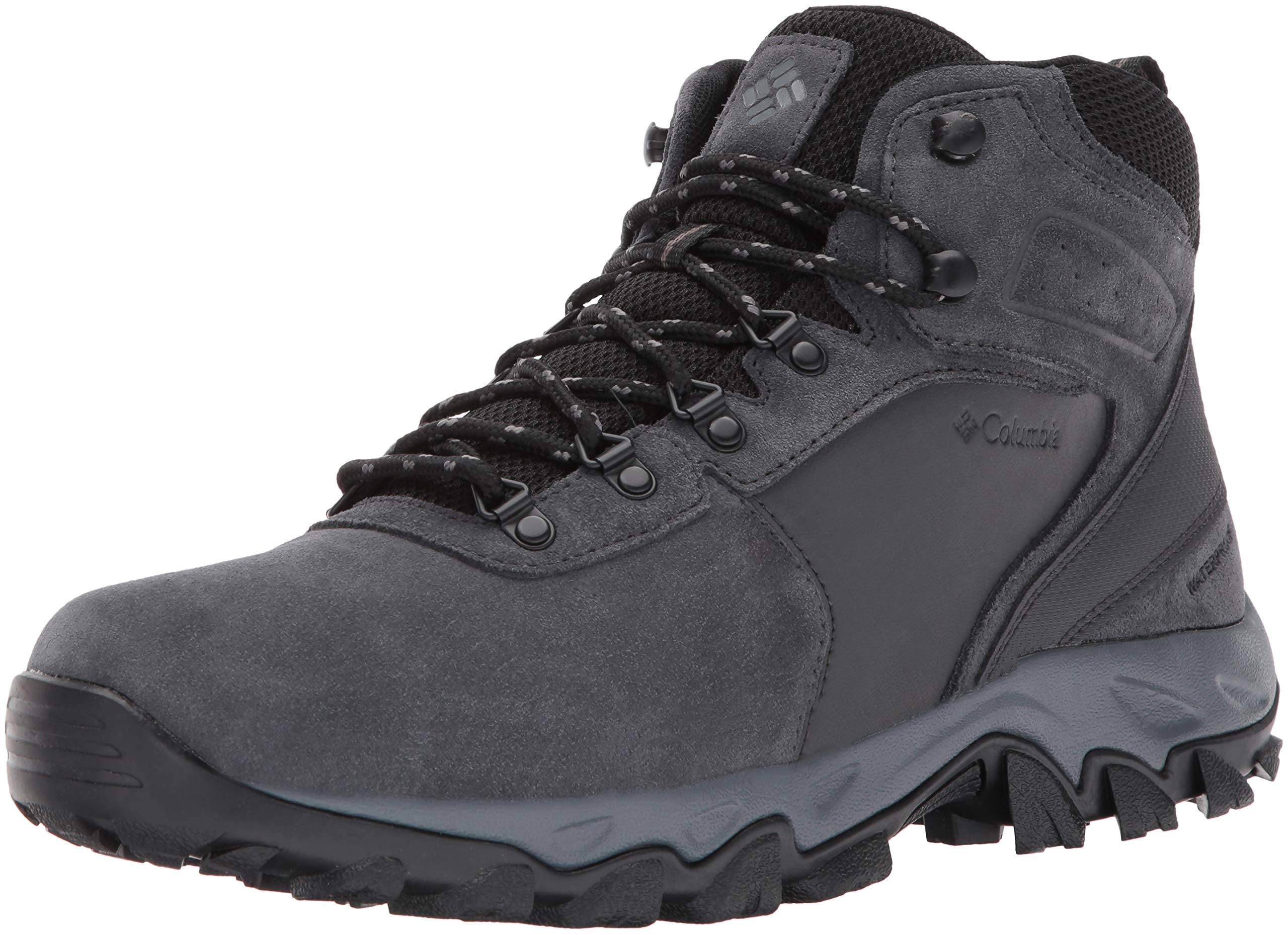 Columbia Newton Ridge Plus II Suede WP 8.5 Men's Shark