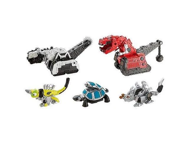 Dinotrux Construction Vs Destruction Mega Pack Diecast Figure 5-Pack