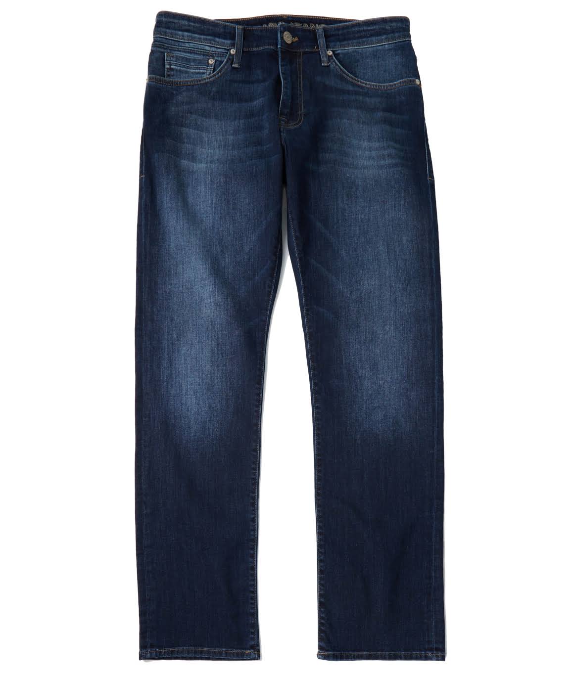 Mavi Men&s Zach Straight Leg Jeans - Dark Brushed Williamsburg - 31x32