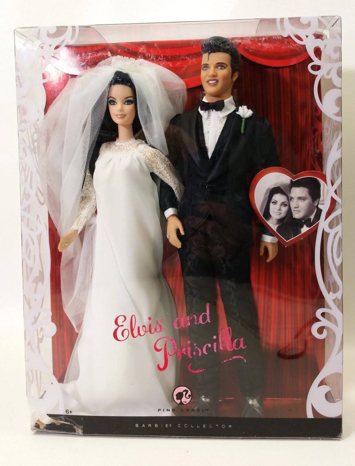 Elvis and Priscilla Barbie Doll Giftset
