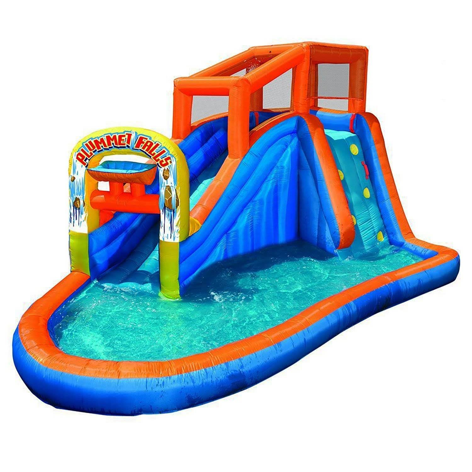 Banzai Plummet Falls Adventure Slide Inflatable Water Park