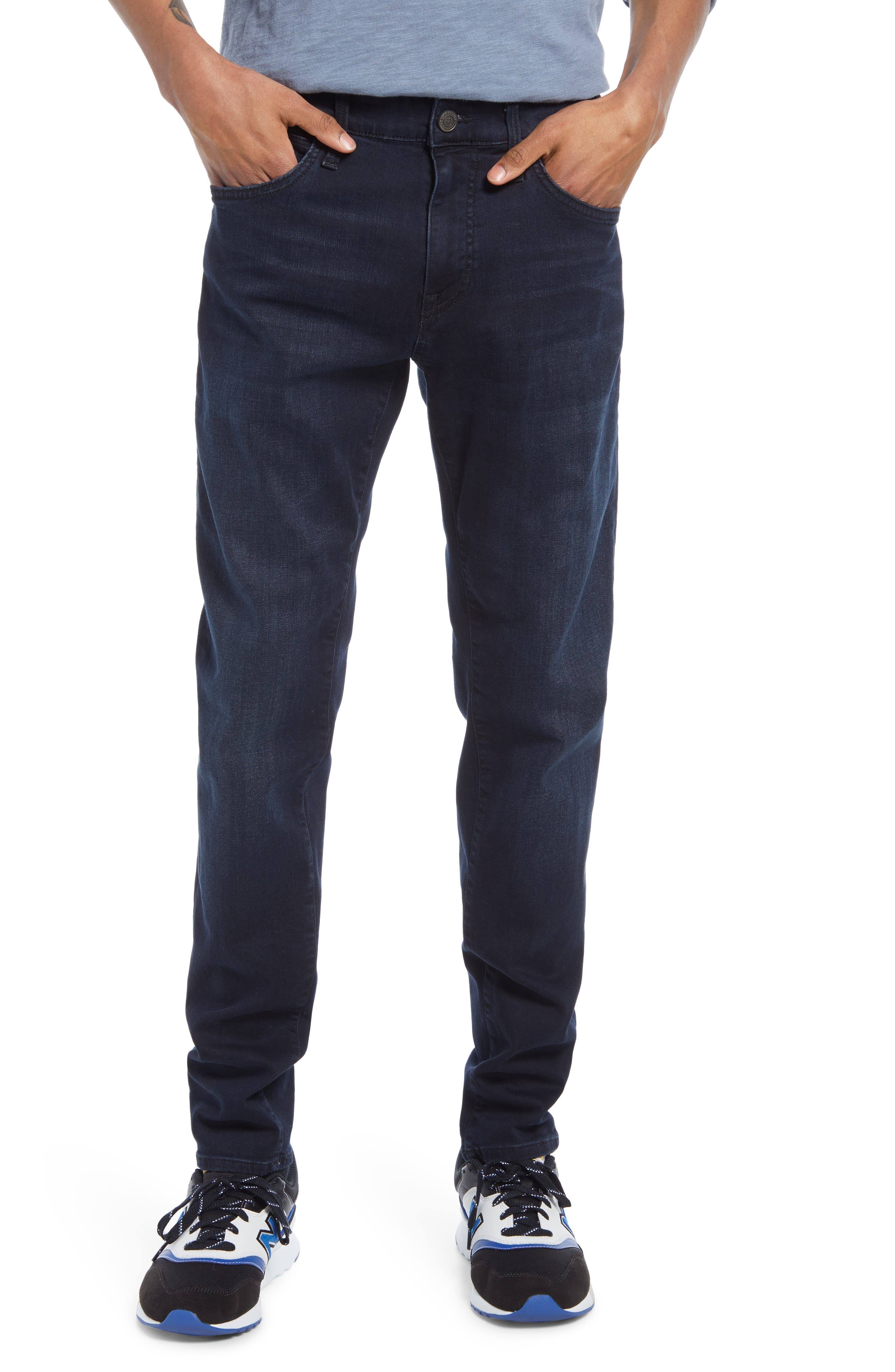 Mavi Men's James Skinny in Ink Brushed Williamsburg | Men's Jeans