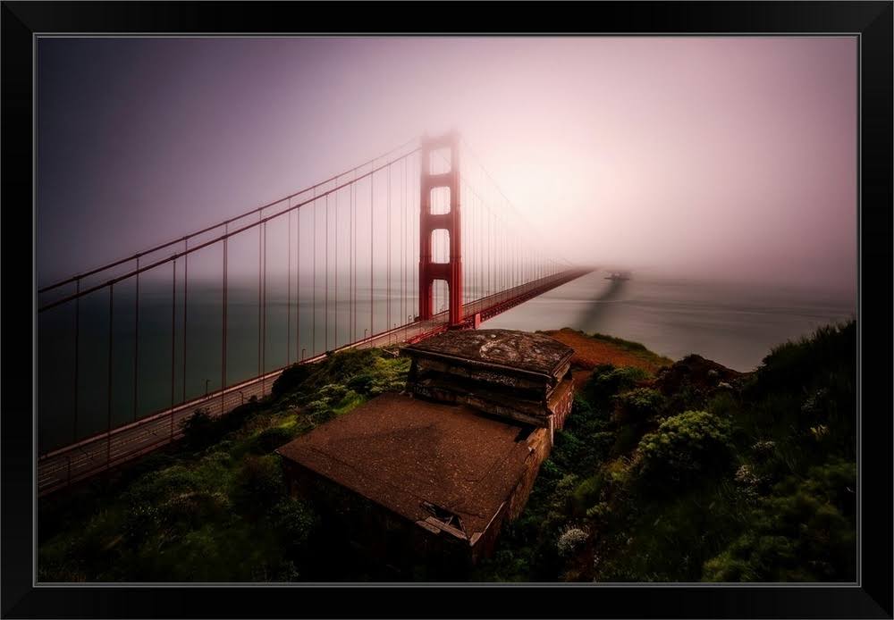 White Out | Black Framed Wall Art | 36x24 | Great Big Canvas