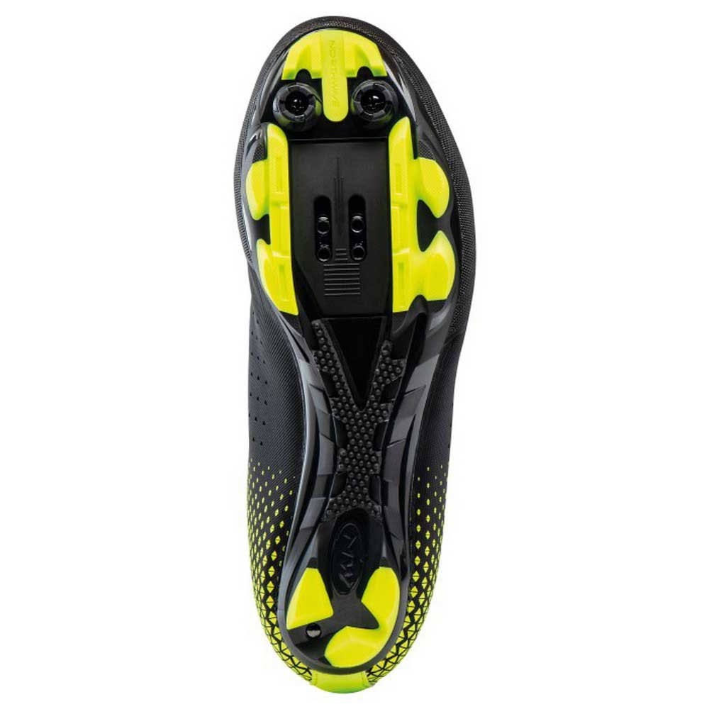 (43, Black / Fluo Yellow) Northwave Origin Plus 2 MTB Shoes