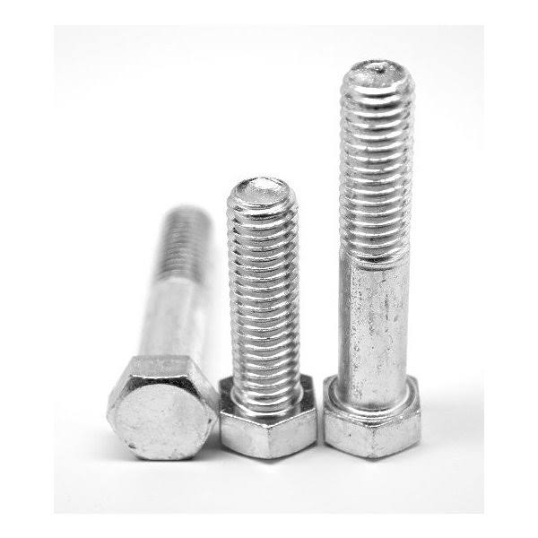 Asmc Industrial 0 25in 28 x 6 in PT Fine Threaded Grade 5 Hex Cap Screw 44 Medium Carbon Steel Zinc Plated 350 Piece