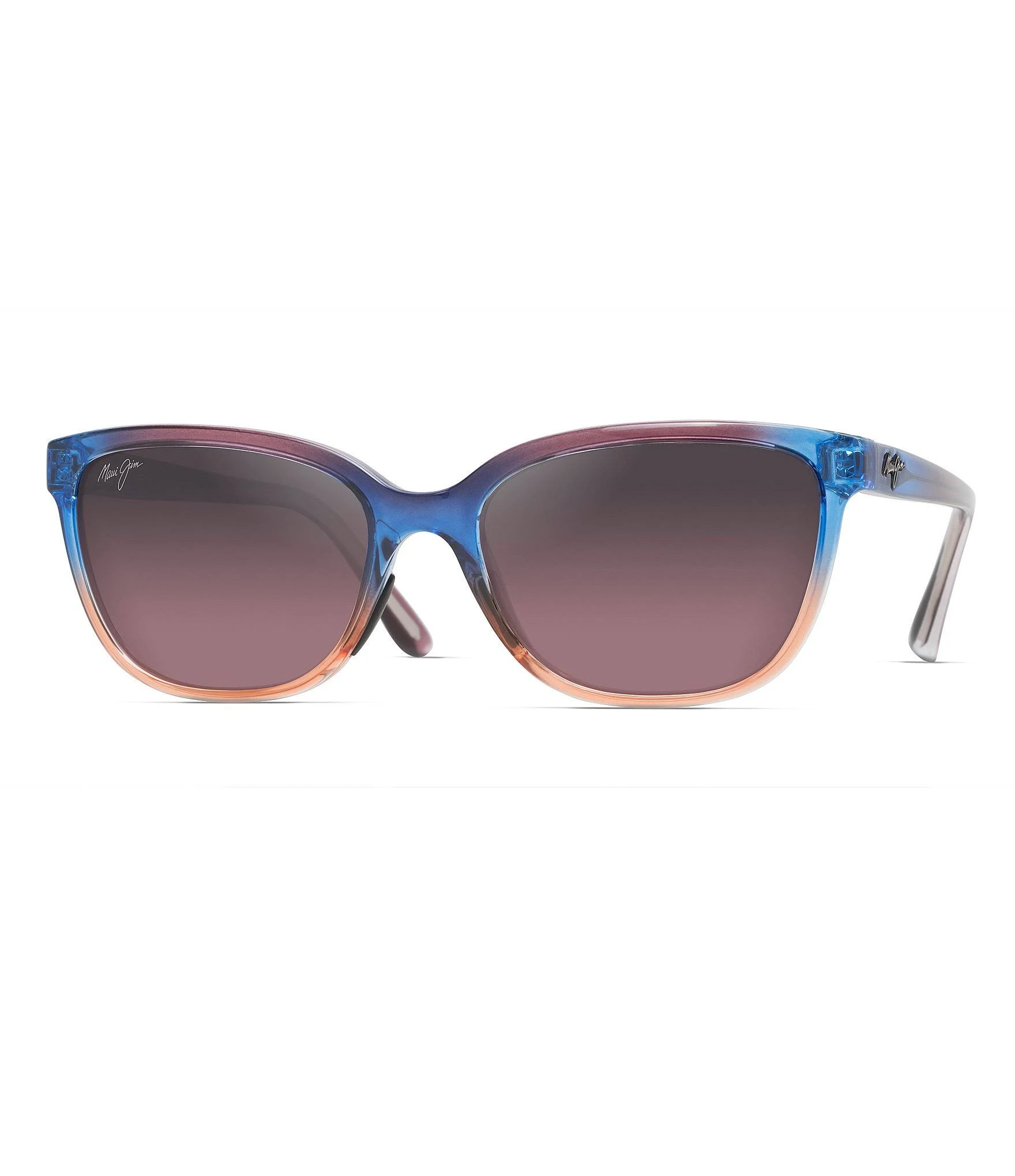 Women&s Maui Jim Honi 54mm Polarizedplus2 Cat Eye Sunglasses - Sunset/ Maui Rose