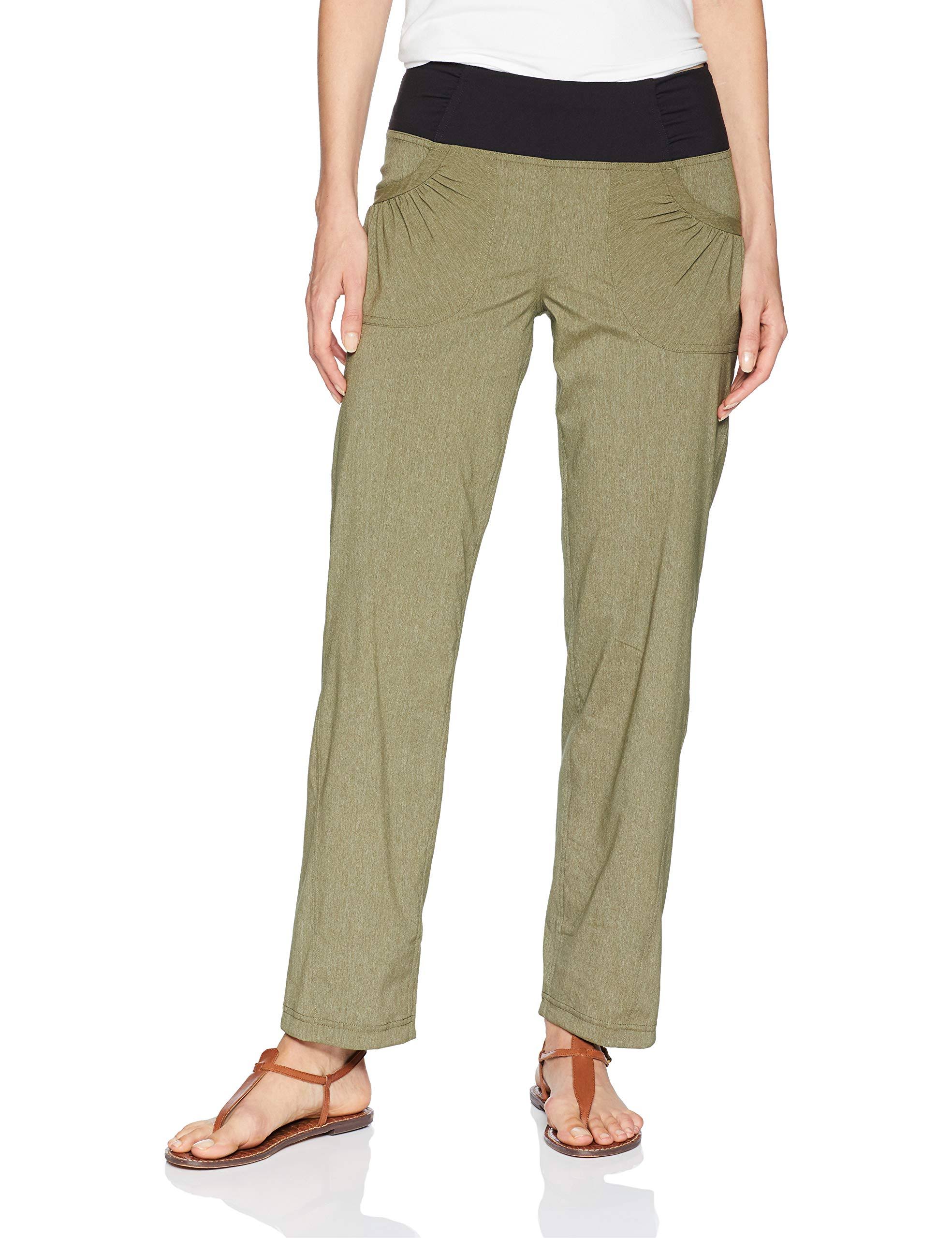 prAna Women's Summit Short Pants, Medium, Cargo Green Heather