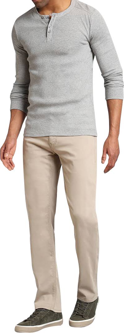 Mavi Men&s Matt Relaxed Straight Pant - Beige Twill - 38x30