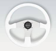 Uflex - Corse Steering Wheel, White PVC Grip - Corsews
