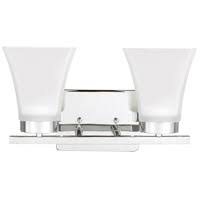 Decovio 16548-CSE2 Williamsport 2 Light 13 inch Chrome Wall Bath Fixture Wall Light