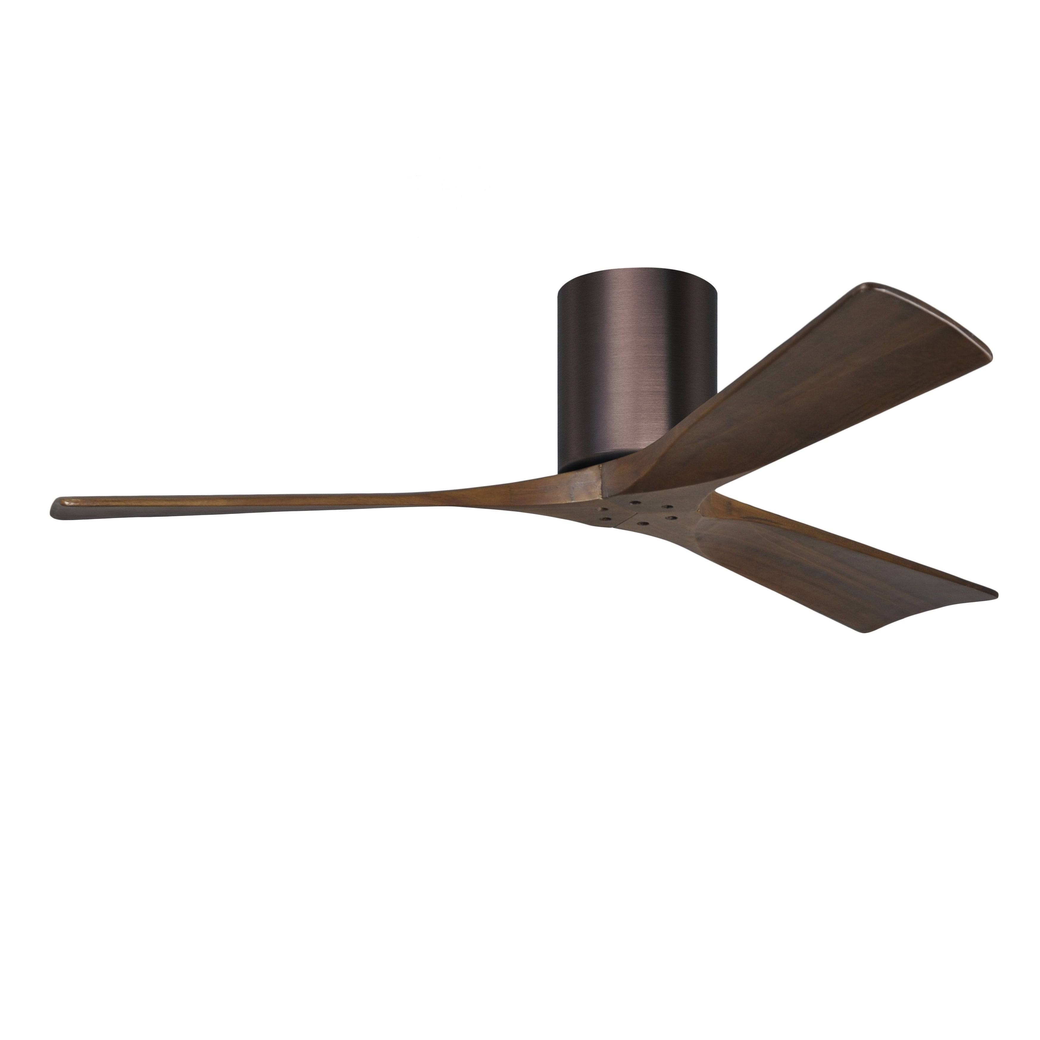 Irene Hugger Ceiling Fan by Matthews Fan Company, Brushed Bronze, IR3H-BB-WA-52